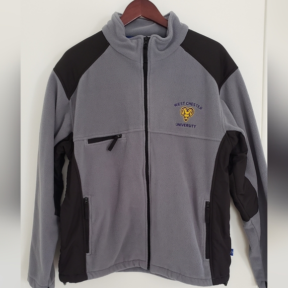 West Chester University Fleece Zip-Up Jacket Size L - Picture 14 of 15